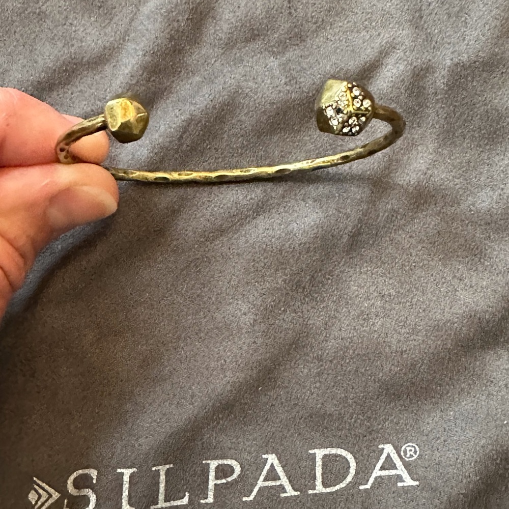 Brass Silpada bangle bracelet